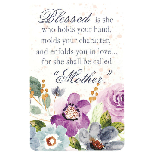 Mother, Blessed Is She Pocket Card