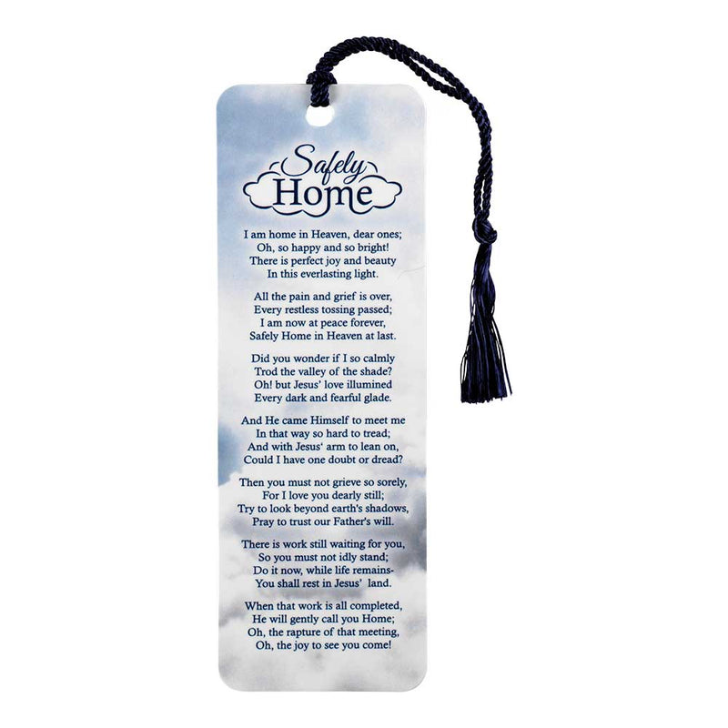 Safely Home Memorial Tassel Bookmark