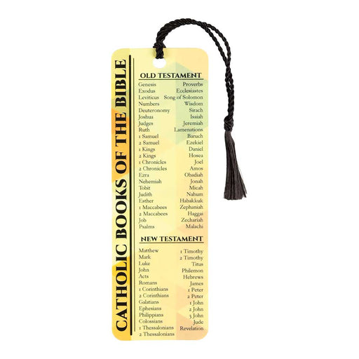 Catholic Books of the Bible Tassel Bookmark