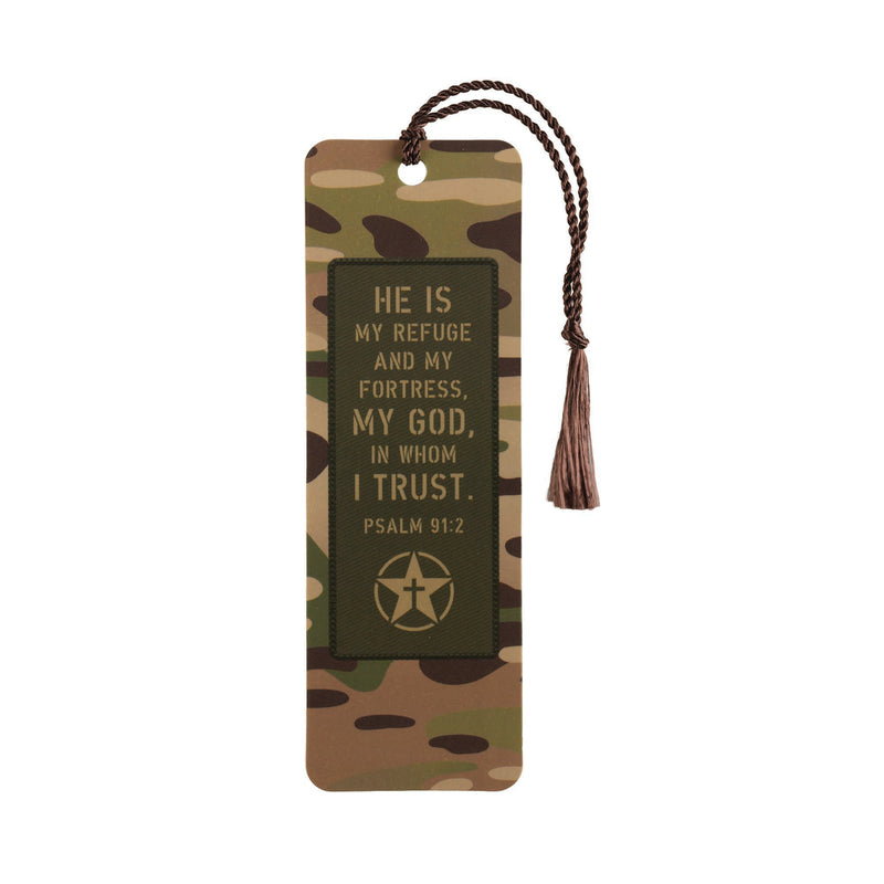 Psalm 91:2 Military Tassel Bookmark