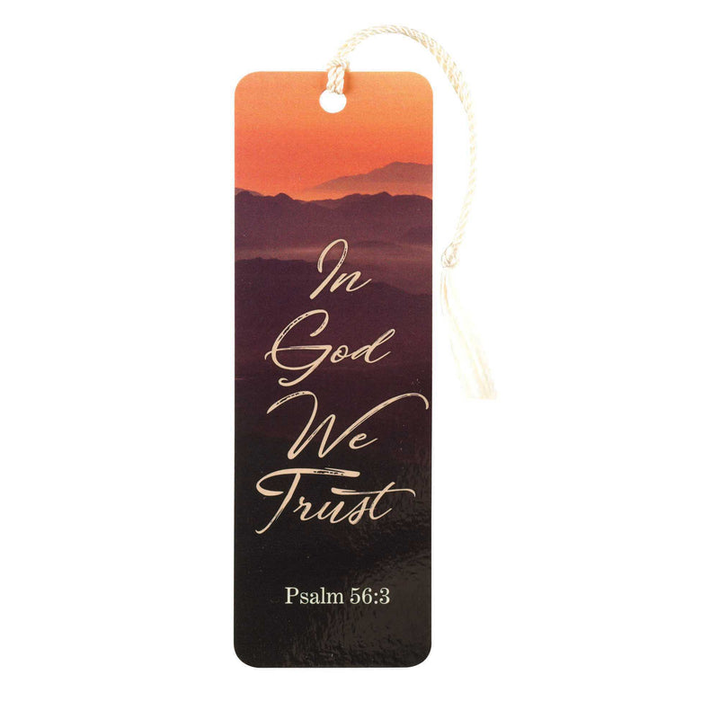 In God We Trust Psalm 56:3 Tassel Bookmark