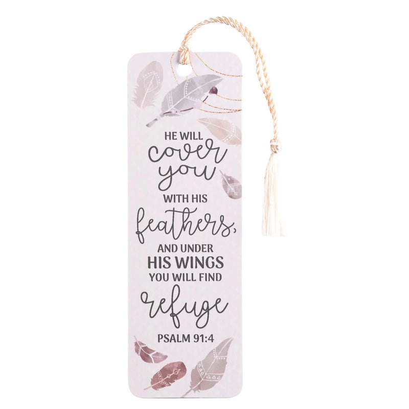He Will Cover You Psalm 91:4 Tassel Bookmark