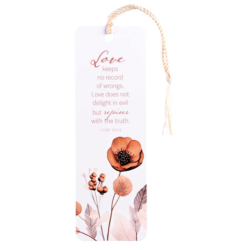 Love Keeps No Record of Wrongs Tassel Bookmark