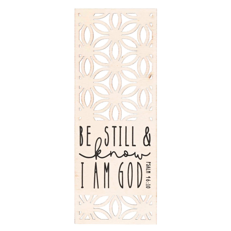 Be Still and Know Laser-Cut MDF Bookmark