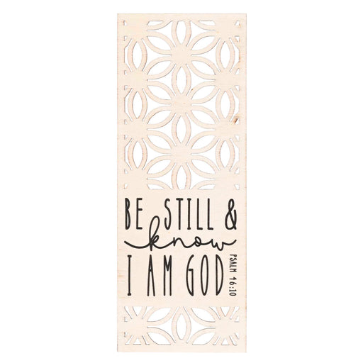 Be Still and Know Laser-Cut MDF Bookmark