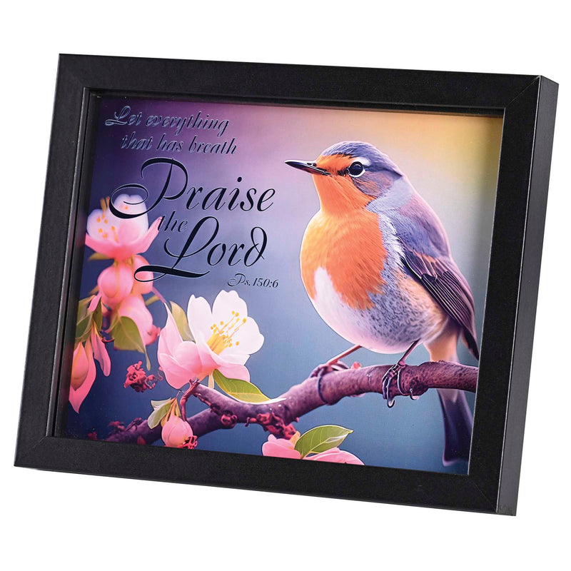 Praise the Lord Psalm 150:6 Bird Shadow Box