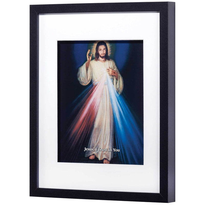 Divine Mercy Jesus Framed Shadow Box Art