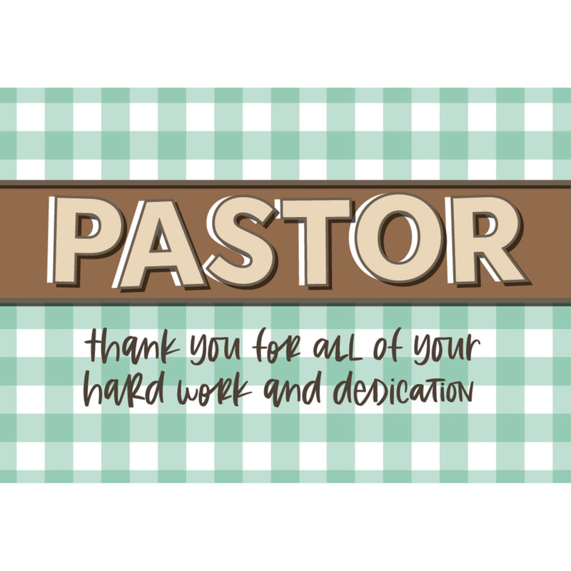 Pastor Thank You Mini Card, 3 × 2″