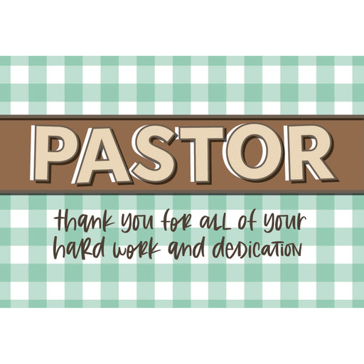 Pastor Thank You Mini Card, 3 × 2″