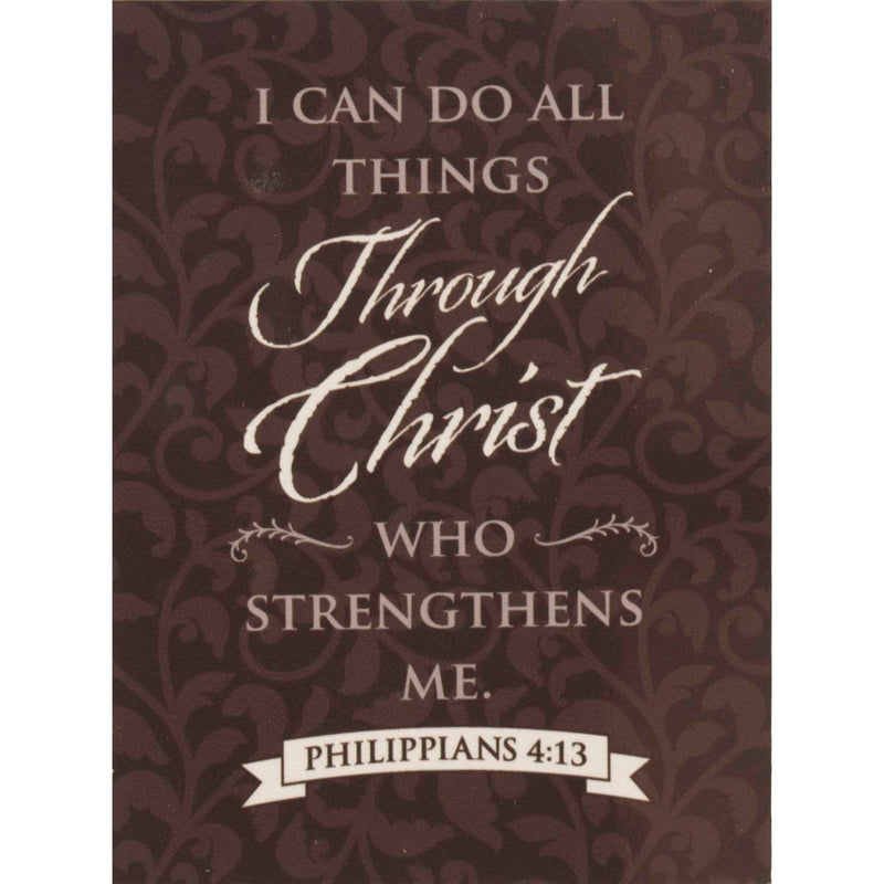 I Can Do All Things Philippians 4:13 Hardboard Magnet