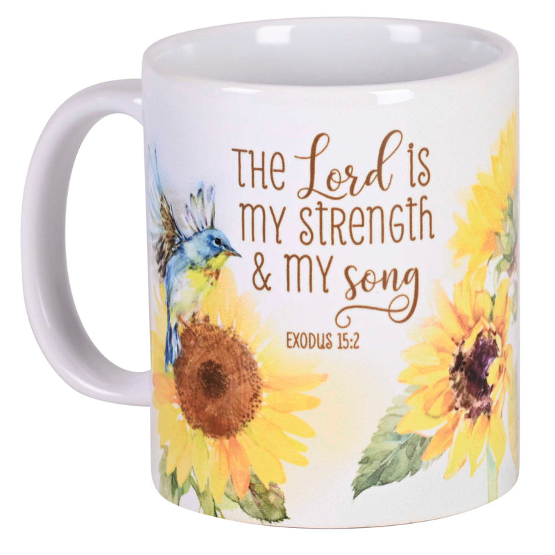 The Lord Is My Strength and My Song Ceramic Mug, 11 oz
