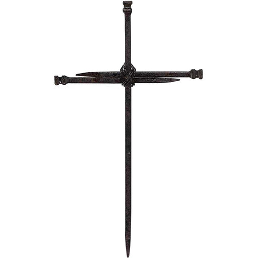 Three-Nail Metal Wall Cross, 10 1/2″