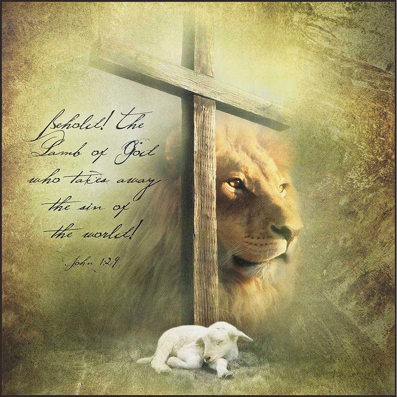 Lamb of God John 1:29 Wall Plaque