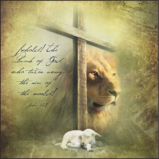 Lamb of God John 1:29 Wall Plaque
