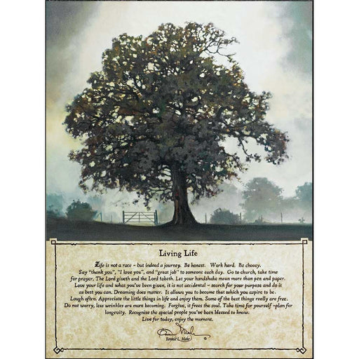 Living Life by Bonnie Mohr Wall Plaque