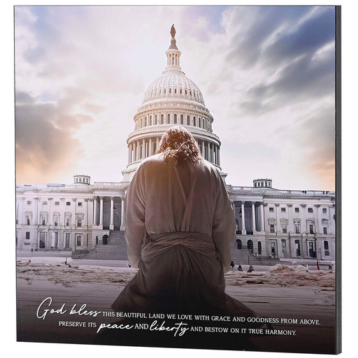 God Bless This Beautiful Land Wall Plaque