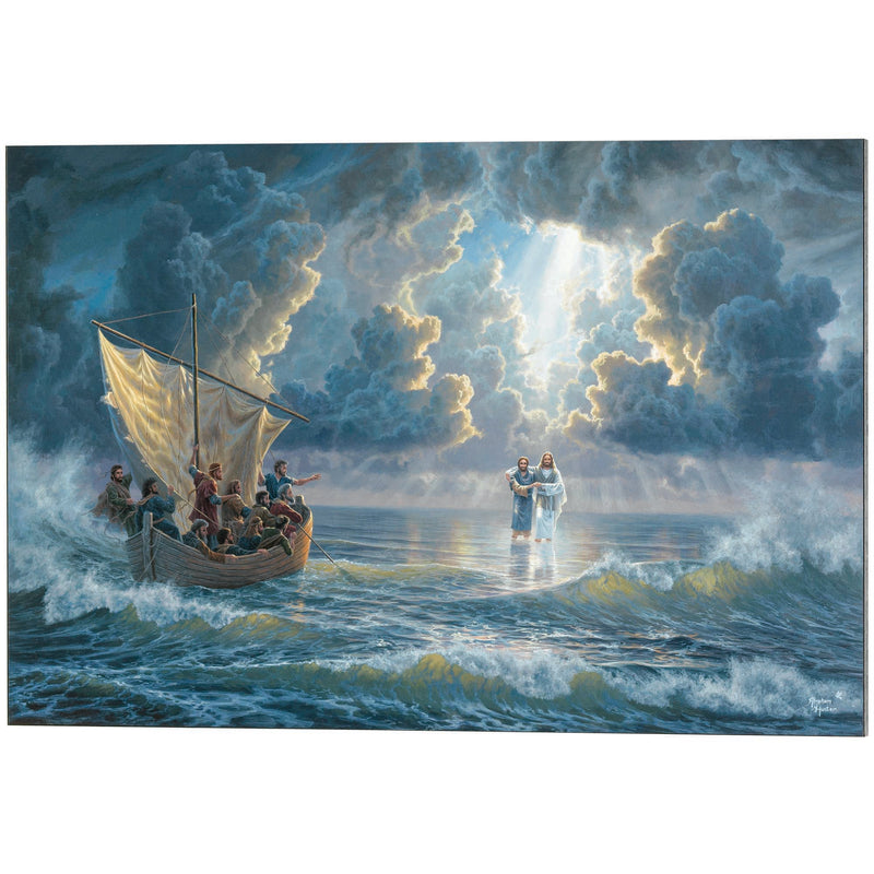 Jesus on the Water Fishermen Wall Plaque