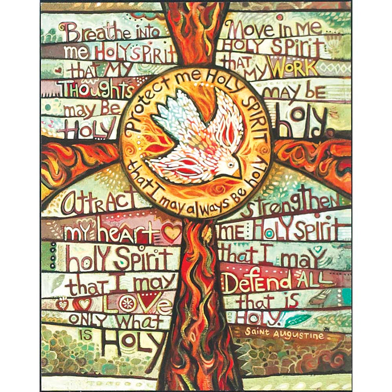 Protect Me Holy Spirit by Jen Norton Wall Plaque