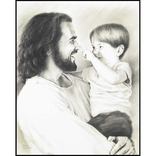 Innocence: Jesus and a Boy by David Bowman Wall Plaque