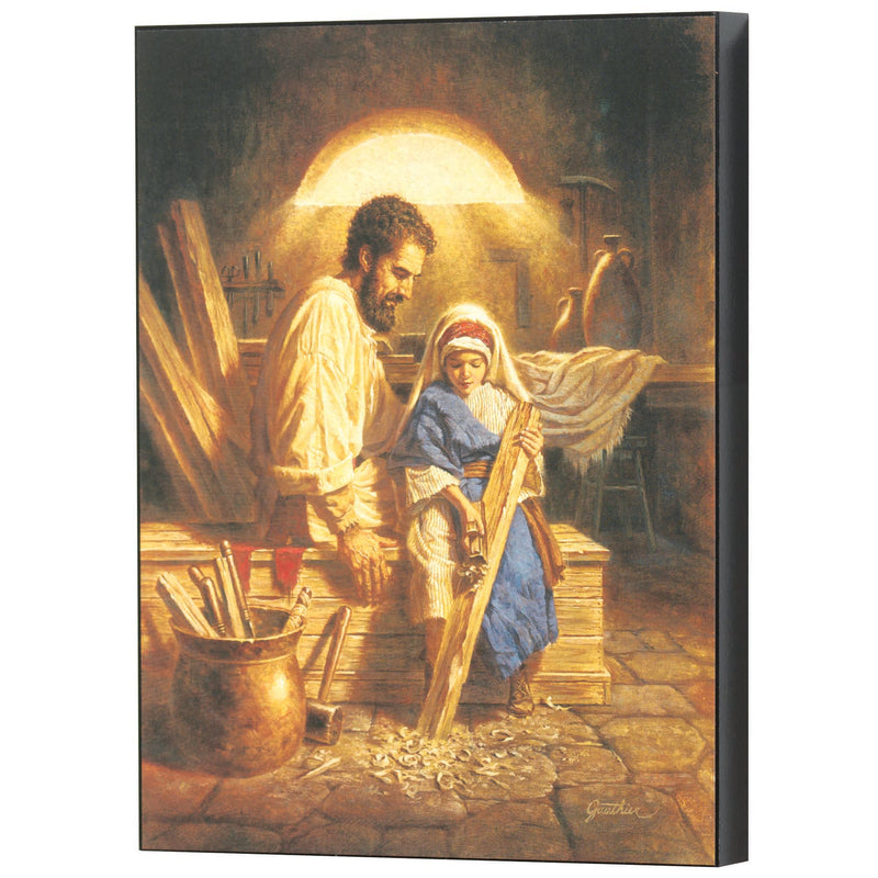 Father and Son by Corbert Gauthier Wall Plaque