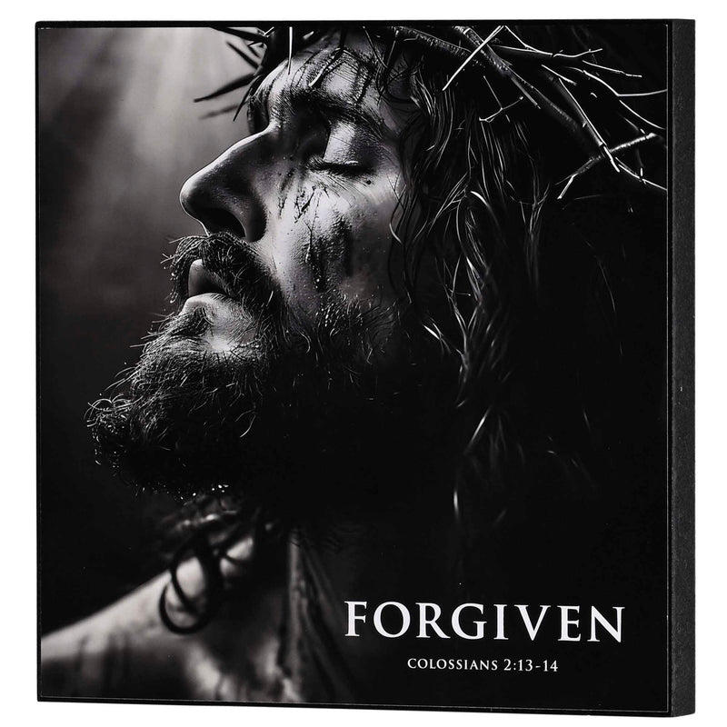 Forgiven Colossians 2:13–14 Wall Plaque