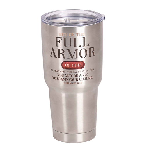 Full Armor of God Stainless Steel Tumbler, 30 oz
