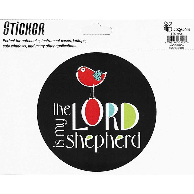 The Lord Is My Shepherd Christian Auto Decal