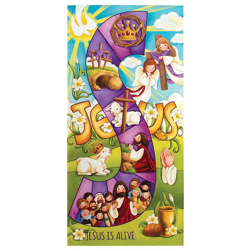 Resurrection of Jesus Easter Stickers, 48 Count