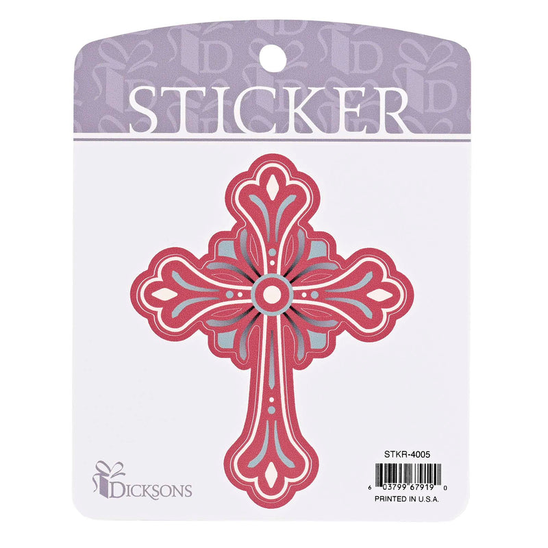 Budded Cross Sticker