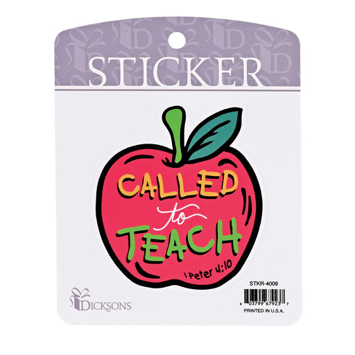 Called to Teach 1 Peter 4:10 Sticker