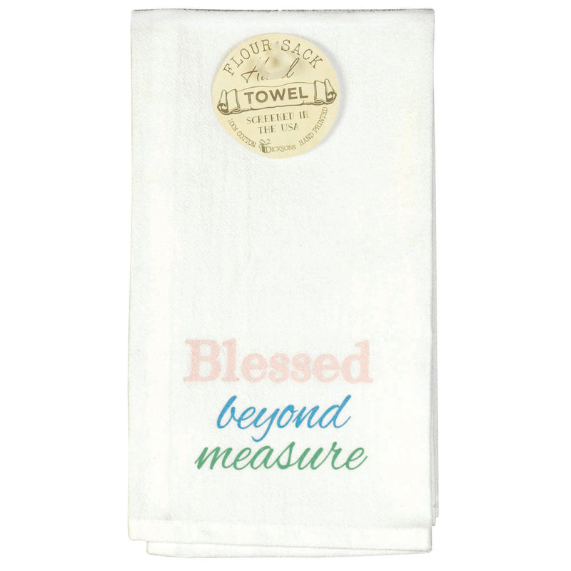 Blessed Beyond Measure Cotton Flour Sack Towel