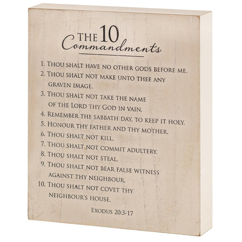 Ten Commandments Plaque — Dicksons product photo