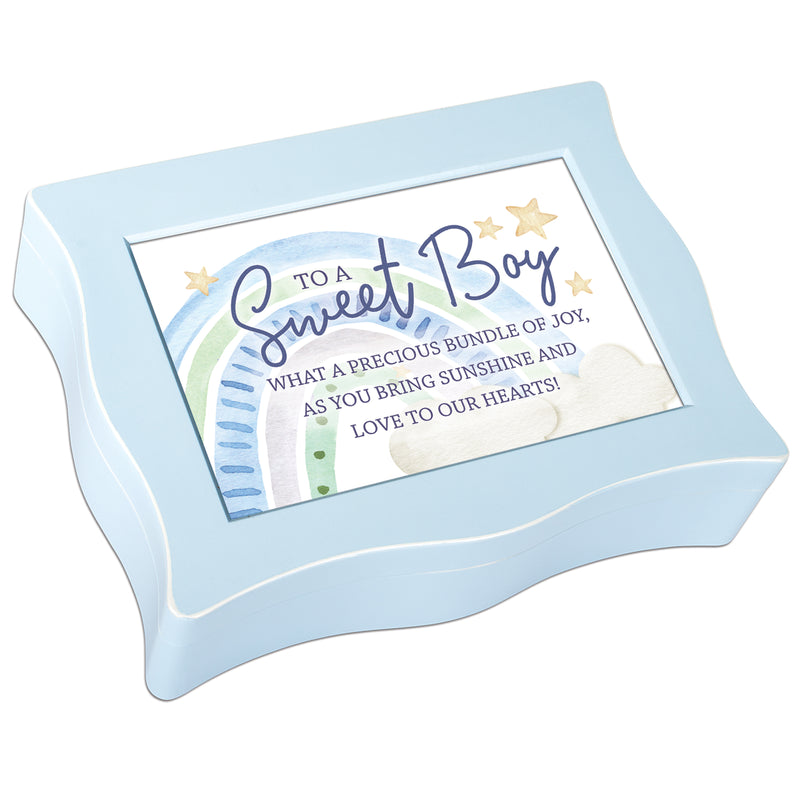 To a Sweet Boy Musical Baby Photo Keepsake Box
