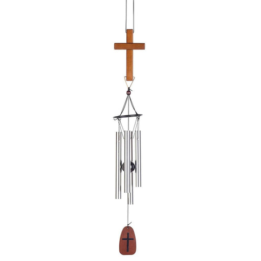 Engraved Cross Wind Chime — Dicksons product photo