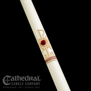 Holy Trinity 51% beeswax Paschal candle by Cathedral
