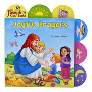 Children's book titled 'Joyful Prayers' by St. Joseph Kids Books with a colorful cover featuring a religious illustration.