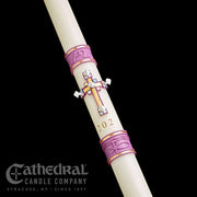 Jubilation 51% beeswax Paschal candle by Cathedral