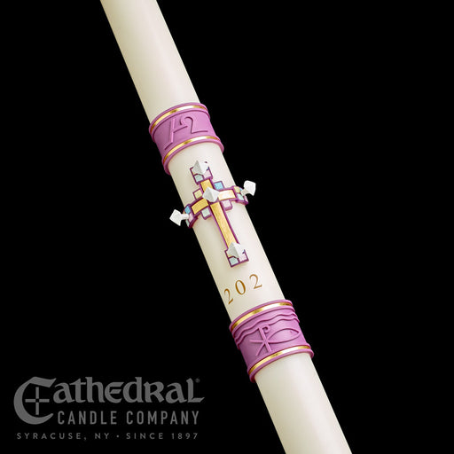 Jubilation 51% beeswax Paschal candle by Cathedral