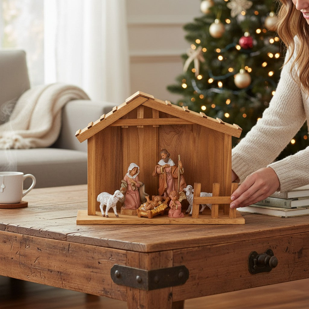 6 Figure Nativity Set 5" Scale