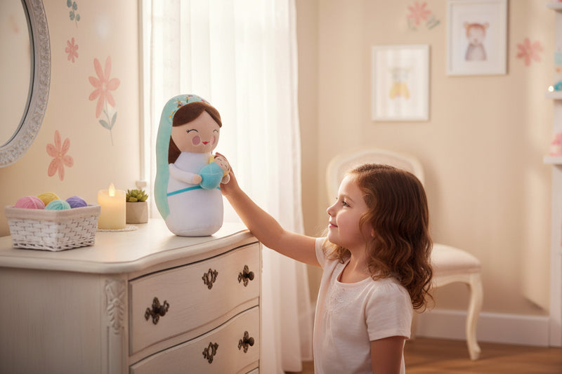 Mother Mary Shining Light Doll Plush