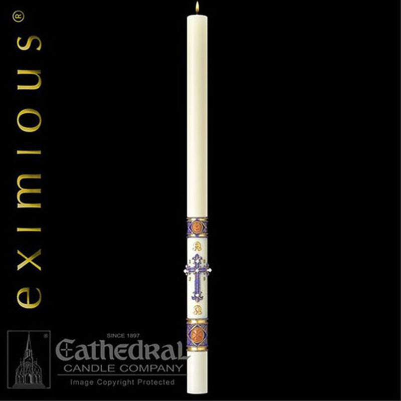 Lilium 51% beeswax Paschal candle by Cathedral