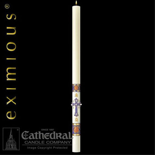 Lilium 51% beeswax Paschal candle by Cathedral