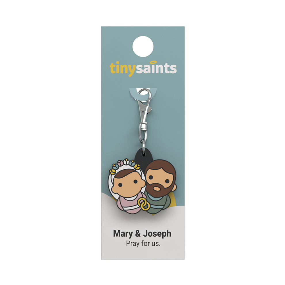 Tiny Saints - Mary and Joseph (Special Edition) Zipper Pull