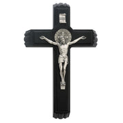 St. Benedict Sick Call Crucifix Set – 13 Inch: Black