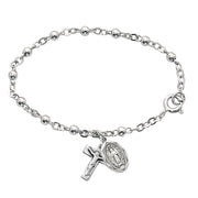 McVan sterling silver baby rosary bracelet