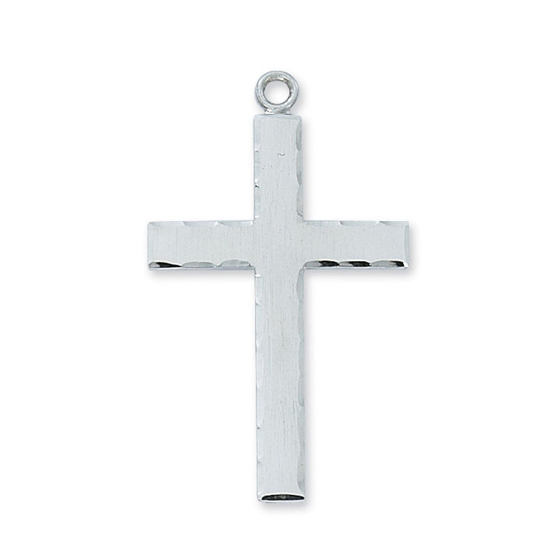 Sterling Silver Lord’s Prayer cross Necklace
