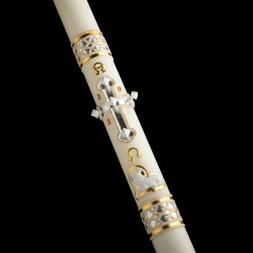 Merciful Lamb 51% beeswax Paschal candle by Cathedral