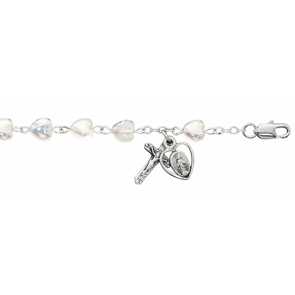 Bracelet - 6.5in Aurora Heart Bracelet Boxed