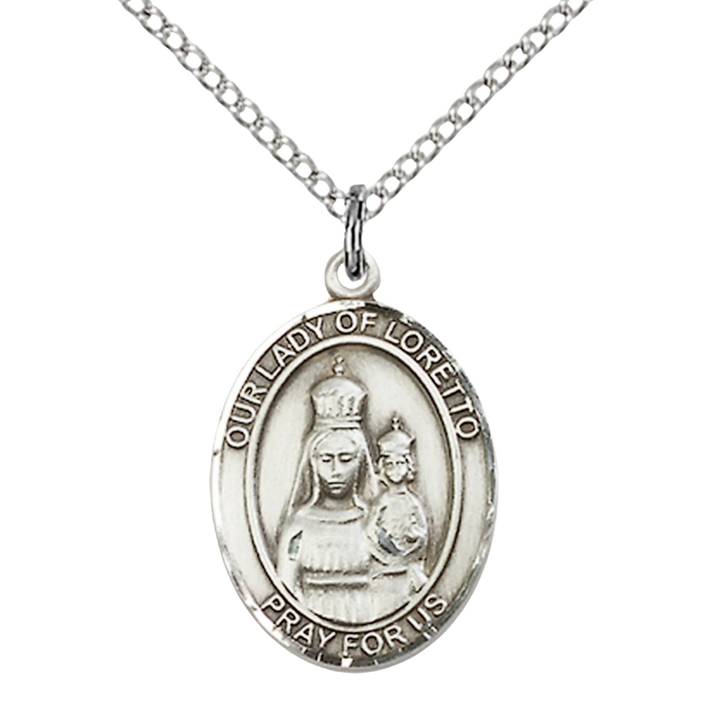 Our Lady of Loretto Necklace 18"