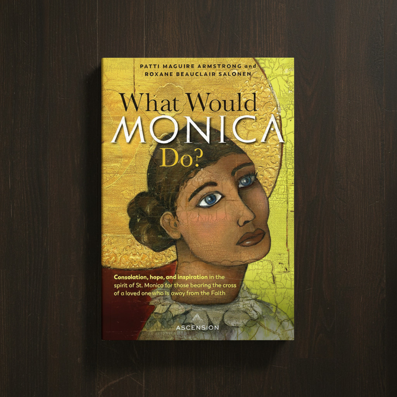Book cover of 'What Would Monica Do?' on a wooden surface